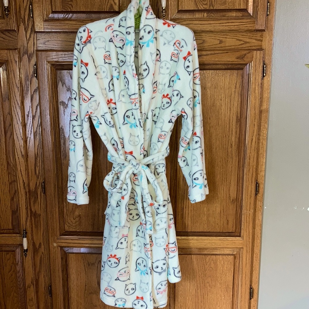 Funny cat faces robe M